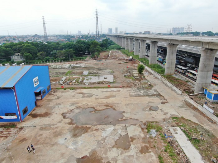 Disewakan lahan kosong di ruas tol Jakarta Cikampek